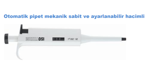 PIPET-OTOMATİK 100 UL - SABIT HACIM