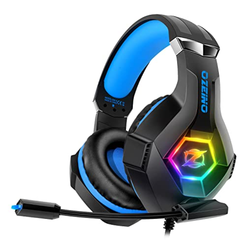 Rampage SN-R10 ALQUIST Siyah 3,5mm RGB Gaming Oyuncu Mikrofonlu Kulaklık 5