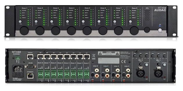 MTX88 8-zone audio matrix