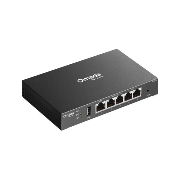 TP-Link ER605 Gateway Router (1 Gigabit WAN, 3 Gigabit LAN/WAN, 1 Gigabit LAN, IPSec/L2TP/PPTP/OpenVPN, SPI Firewall, Omada SDN)