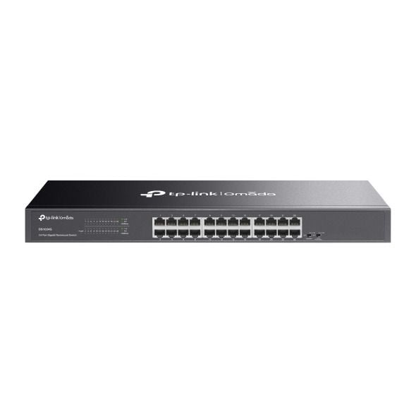 TP-Link DS1024G 24 Port Gigabit Switch (Yönetimsiz, 19 inç Raf Montajlı)
