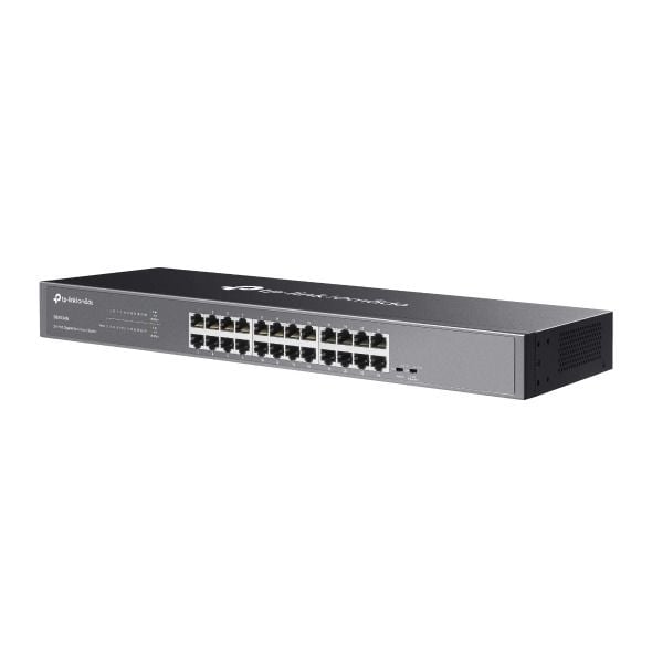 TP-Link DS1024G 24 Port Gigabit Switch (Yönetimsiz, 19 inç Raf Montajlı)