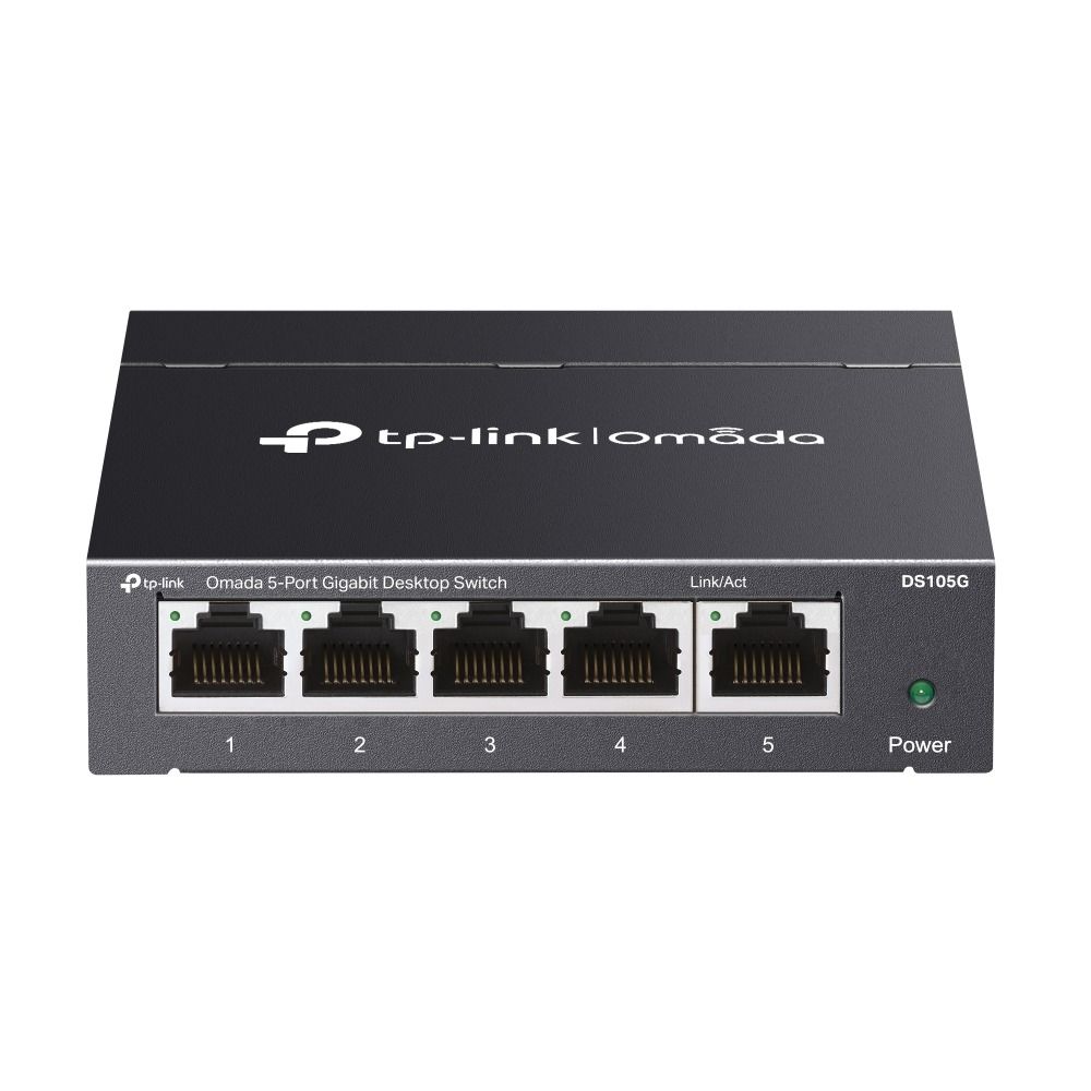 TP-Link DS105G 5 Port 2.5G Switch (Yönetimsiz, Metal Kasa, Sessiz)