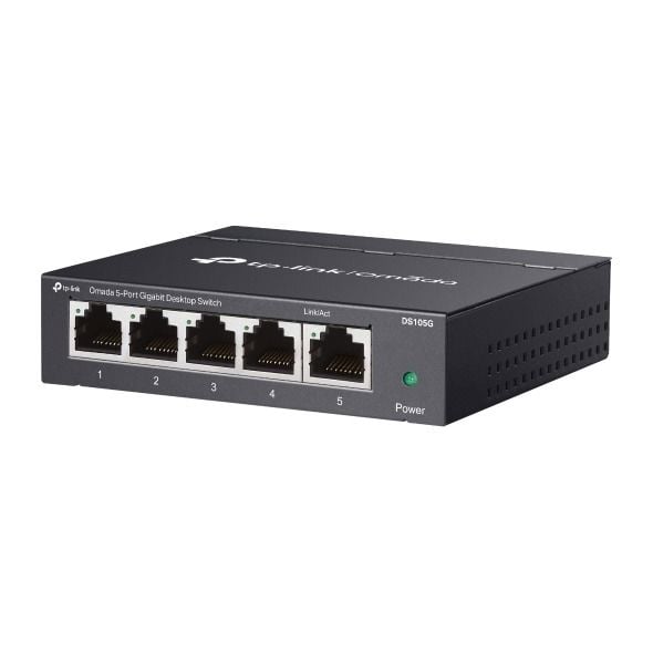 TP-Link DS105G 5 Port 2.5G Switch (Yönetimsiz, Metal Kasa, Sessiz)