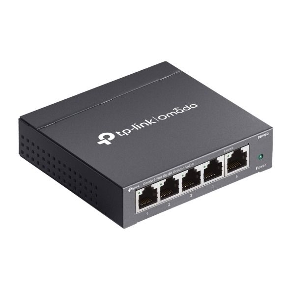 TP-Link DS105G 5 Port 2.5G Switch (Yönetimsiz, Metal Kasa, Sessiz)