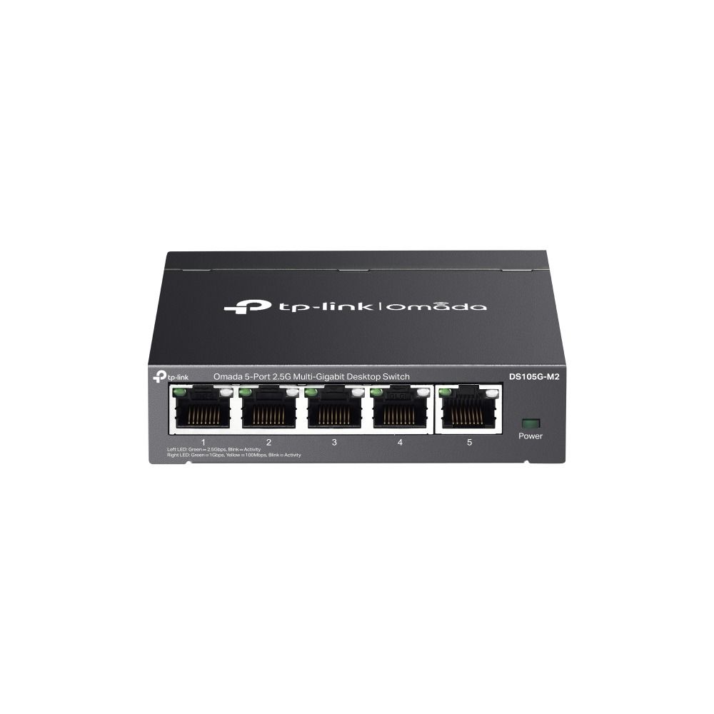 TP-Link DS105G-M2 5 Port 2.5G Switch (Yönetimsiz, Fansız)
