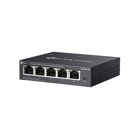 TP-Link DS105G-M2 5 Port 2.5G Switch (Yönetimsiz, Fansız)
