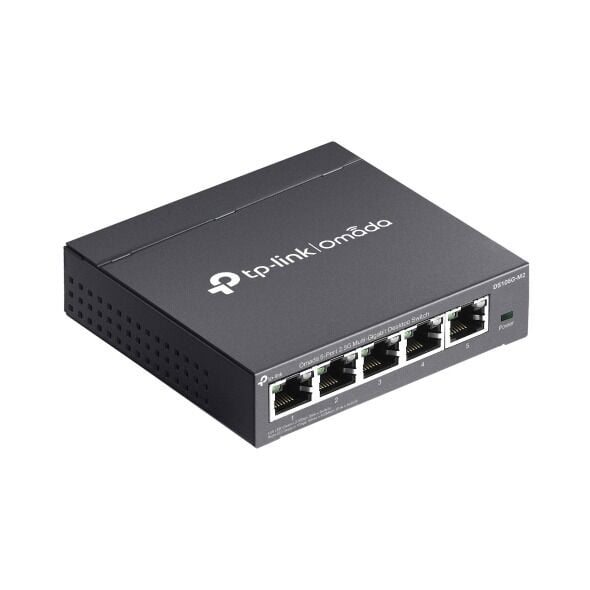 TP-Link DS105G-M2 5 Port 2.5G Switch (Yönetimsiz, Fansız)