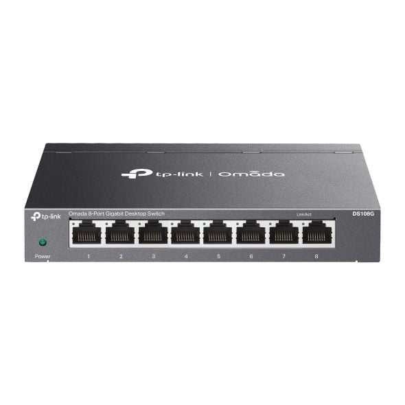TP-Link DS108G 8 Port Gigabit Switch (Yönetimsiz, Fansız)