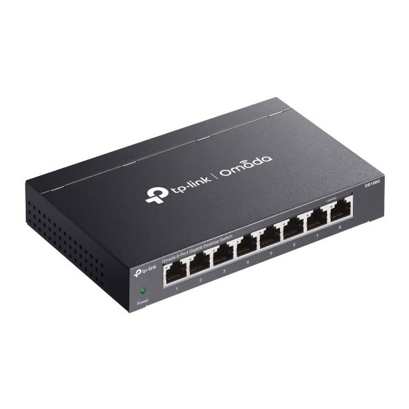 TP-Link DS108G 8 Port Gigabit Switch (Yönetimsiz, Fansız)