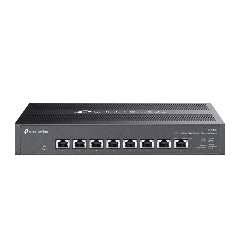 TP-Link DS108X 8 Port 10G Switch (Sessiz, 160 Gbps)