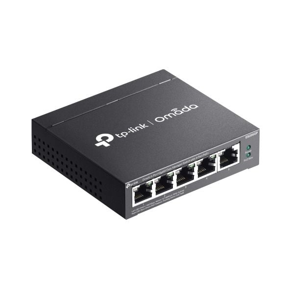 TP-Link ES205GP 5 Port Switch (4x PoE+, Kolay Yönetimli, 10/100/1000Mbps)