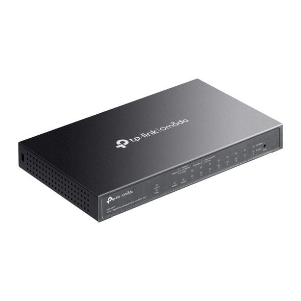 TP-Link ES210GMP 10 Port Gigabit Switch (8x PoE+, Yönetimli, 1x SFP/RJ45 Combo)