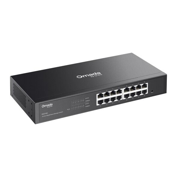 TP-Link ES216G 16 Port Gigabit Switch (Kolay Yönetimli, Omada SDN)