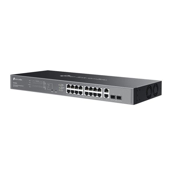 TP-Link ES220GMP 20 Port Gigabit Switch (16x PoE+, Kolay Yönetimli, 2x SFP)