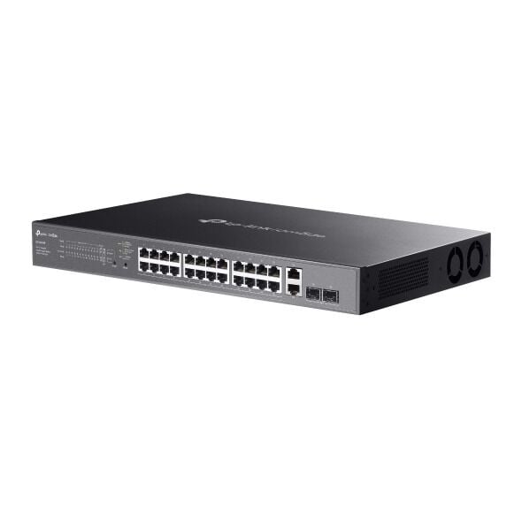 TP-Link ES228GMP 28 Port Gigabit Switch (24x PoE+, Omada SDN, 56 Gbps, 2x SFP)