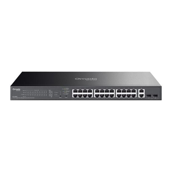 TP-Link ES228GP 28 Port Gigabit Switch (24x PoE+, Omada Yönetimli, 2x SFP)
