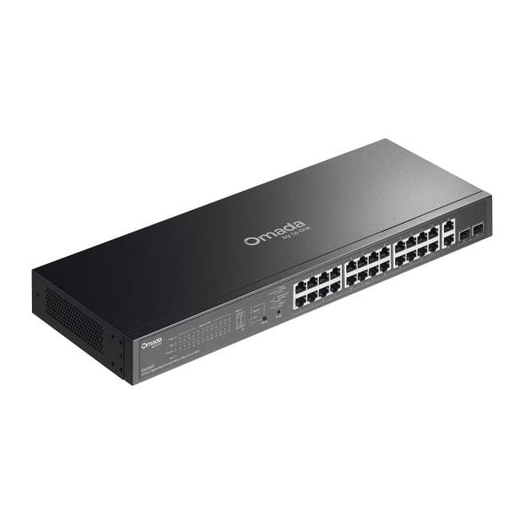 TP-Link ES228GP 28 Port Gigabit Switch (24x PoE+, Omada Yönetimli, 2x SFP)