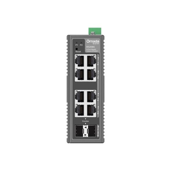 TP-Link IES208G 8 Port Gigabit Switch (Kolay Yönetimli, Gigabit, 2x SFP Combo)