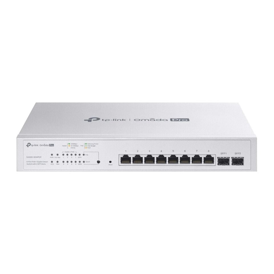TP-Link S4500-8GHP2F Yönetimli Switch