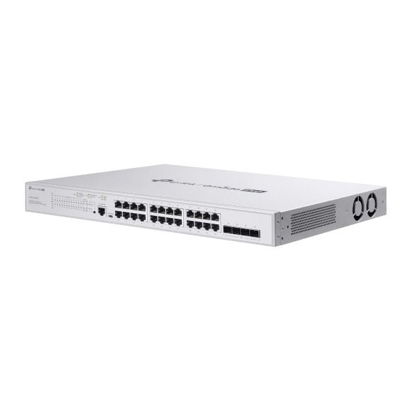 TP-Link S5500-24GP4XF 24 Port Switch (PoE, Yönetimli, 128 Gbps, 4x 10GE SFP+ Uplink)