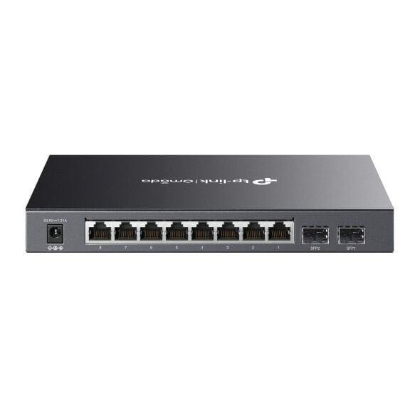 TP-Link SG2210P 10 Port Switch (8x PoE+, Yönetimli, Gigabit, 2x SFP)