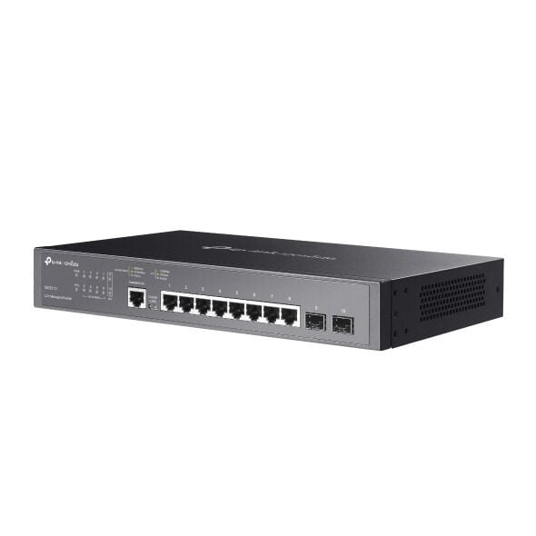 TP-Link SG3210 8 Port Gigabit Switch (Yönetimli, 2× SFP, Fansız)