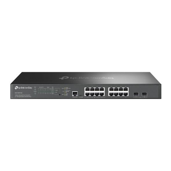 TP-Link SG3218XP-M2 16 Port Yönetimli Switch (4x 2.5G PoE++, 12x 2.5G PoE+, 2x 10G SFP+, 240 W PoE)