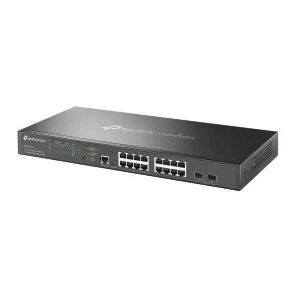 TP-Link SG3218XP-M2 16 Port Yönetimli Switch (4x 2.5G PoE++, 12x 2.5G PoE+, 2x 10G SFP+, 240 W PoE)