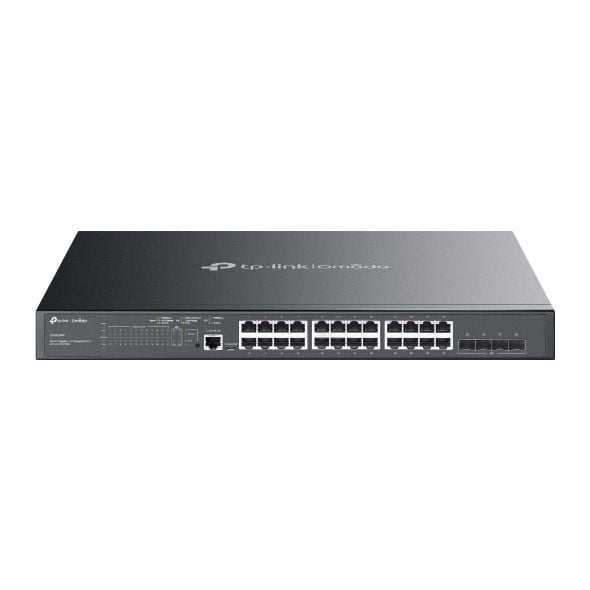TP-Link SG3428MP 24 Port PoE+ Switch (384 W PoE, Yönetimli, 4× SFP, Gigabit)