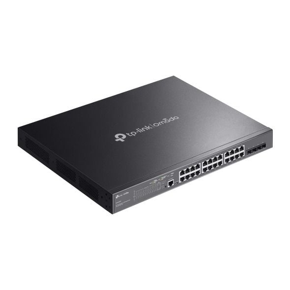 TP-Link SG3428MP 24 Port PoE+ Switch (384 W PoE, Yönetimli, 4× SFP, Gigabit)