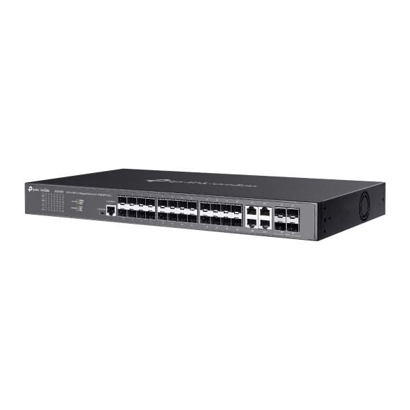 TP-Link SG3428XF 24 Port SFP Switch, 4x 10GE SFP+ Uplink, Yönetimli