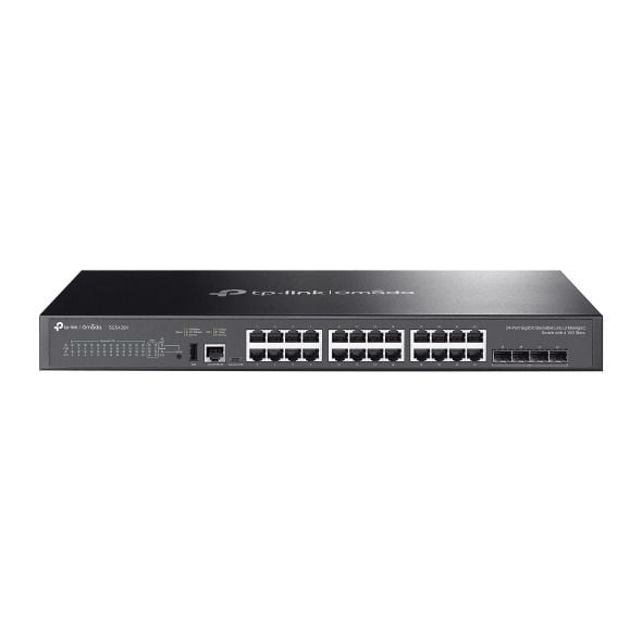 TP-Link SG5428X 24 Port Gigabit Switch (L3 Yönetimli, 4× 10 Gbps SFP+)