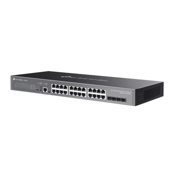TP-Link SG5428X 24 Port Gigabit Switch (L3 Yönetimli, 4× 10 Gbps SFP+)