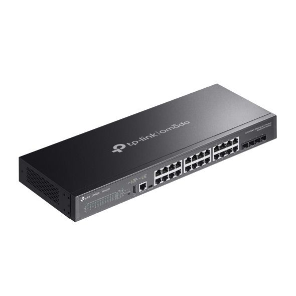 TP-Link SG5428X 24 Port Gigabit Switch (L3 Yönetimli, 4× 10 Gbps SFP+)