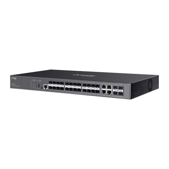 TP-Link SG5428XF 24-Port SFP Switch (L3 Yönetim, 4×10G SFP+ Uplink, Yığınlanabilir)