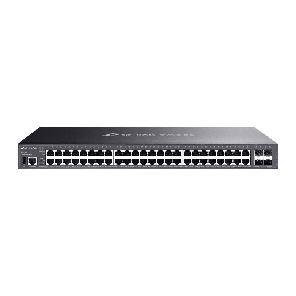 TP-Link SG5452X 48-Port Gigabit Switch (L3 Yönetimli, 4× 10G SFP+)