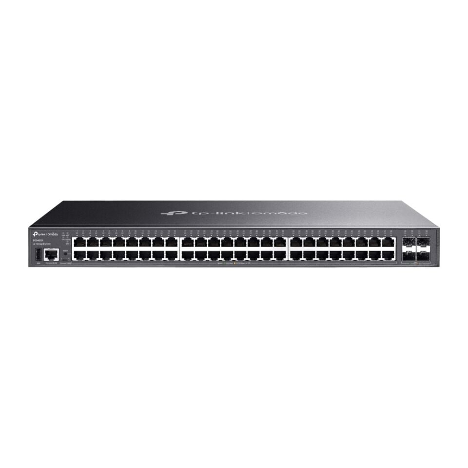 TP-Link SG5452X 48-Port Gigabit Switch (L3 Yönetimli, 4× 10G SFP+)
