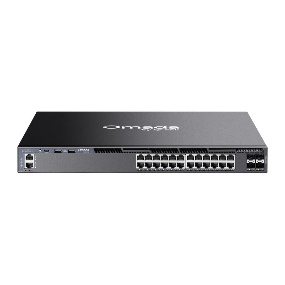 TP-Link SG6428X 24 Port Gigabit Switch (L3 Yönetimli, 4× 10G SFP+ Uplink)