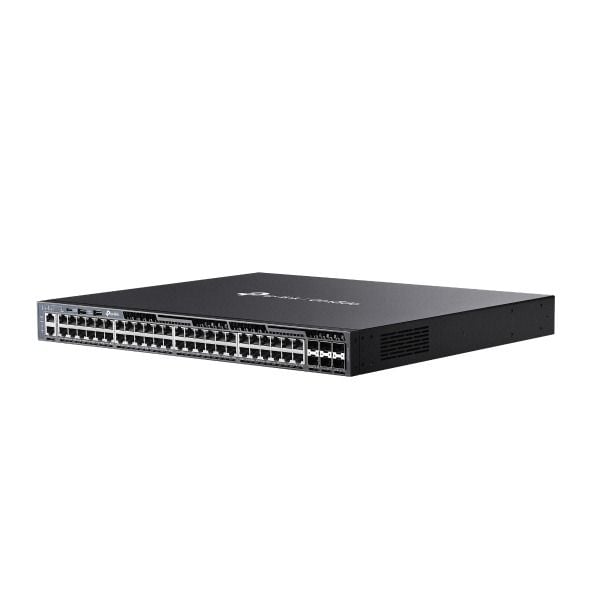 TP-Link SG6654X 48 Port Gigabit Switch, 6× 10G SFP+ (L3 Yönetimli, Yığınlanabilir)