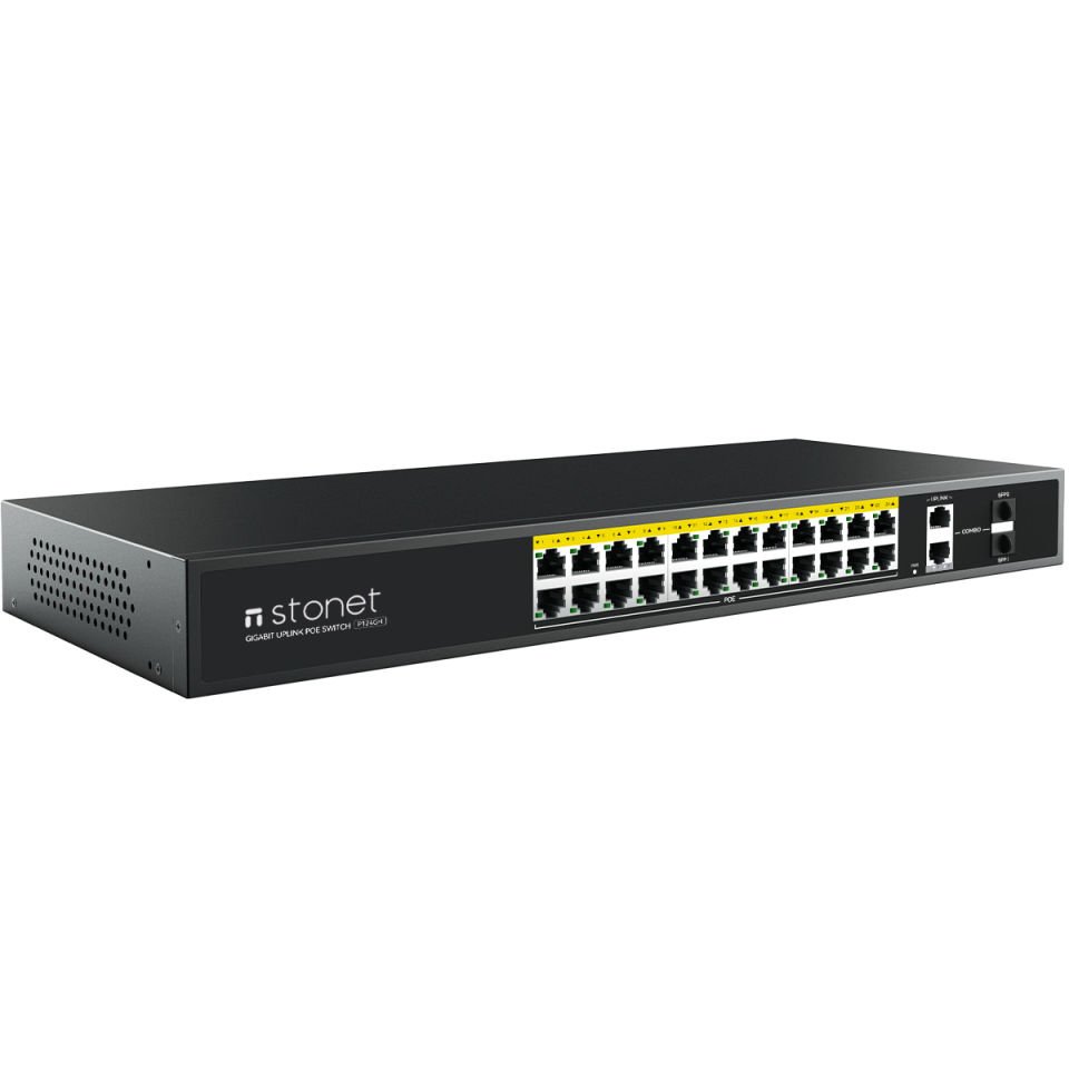 P124GH 24 FE POE+2GE Uplink POE Switch