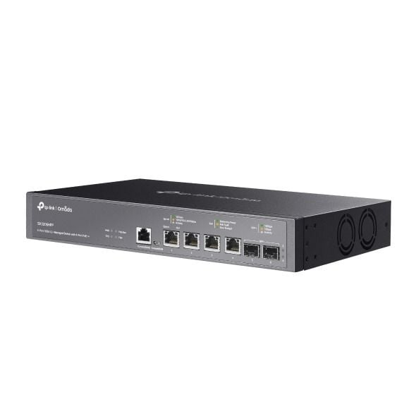 TP-Link SX3206HPP 4 Port Switch (PoE, Yönetimli, Multi-Gig 10G, 2x 10GE SFP+)