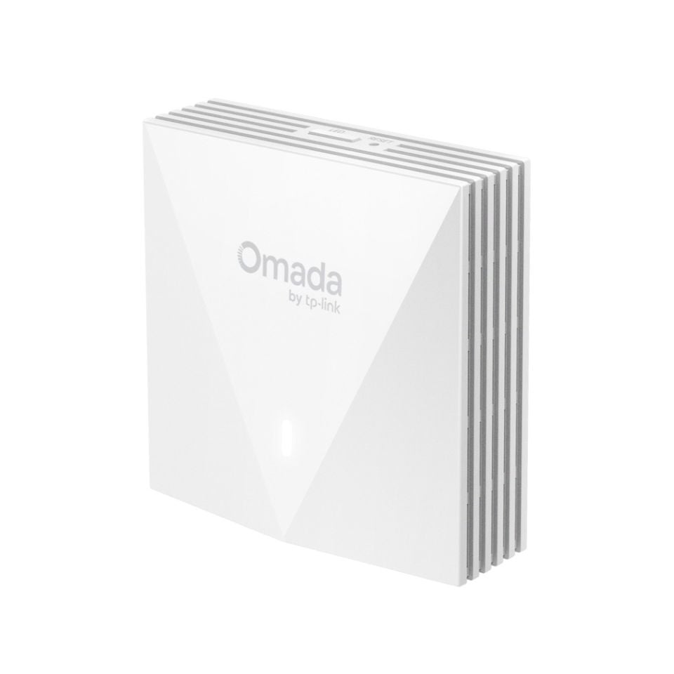 TP-Link EAP650-WALL AX3000 Duvar Tipi Wi-Fi 6 Access Point (2.4 GHz 574 Mbps, 5 GHz 2402 Mbps, 2x Gigabit Ethernet, 802.3af PoE, Omada Yönetim)