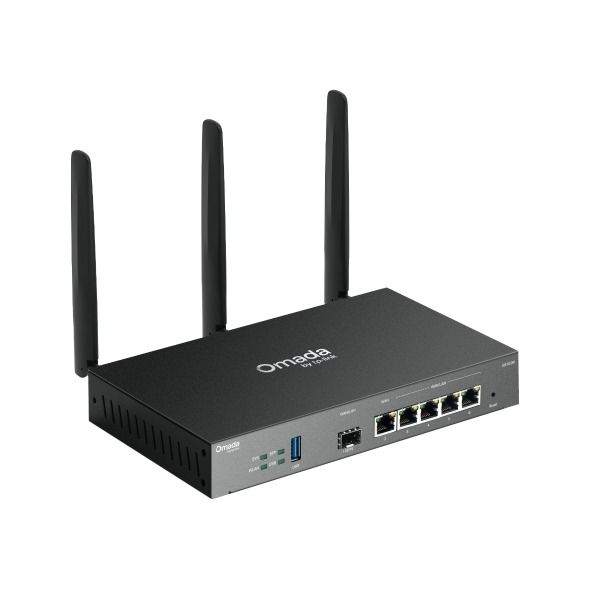 TP-Link ER706W Gateway Router (AX3000 WiFi 6, 1 Gigabit SFP, 5 Gigabit RJ45, USB 3.0, WireGuard VPN, Omada Yönetim)