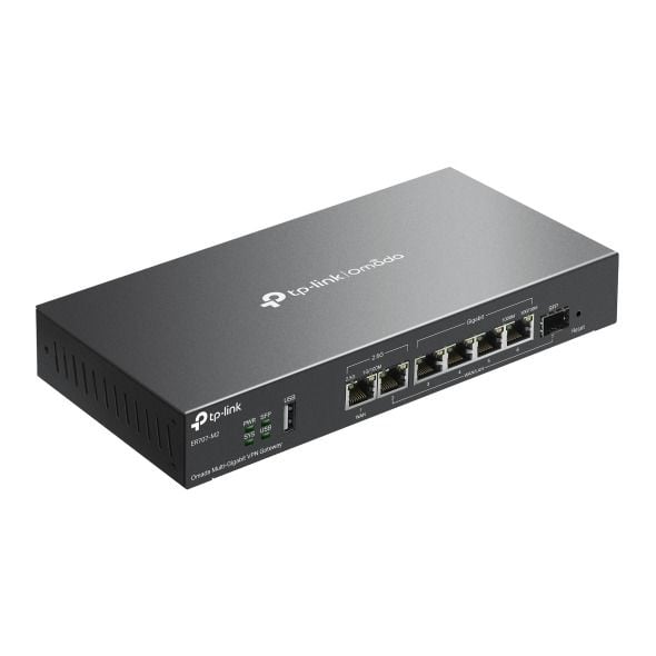 TP-Link ER707-M2 Omada Gateway Router (2.5G WAN, Multi-Gigabit WAN/LAN, WireGuard VPN, IPS/IDS)