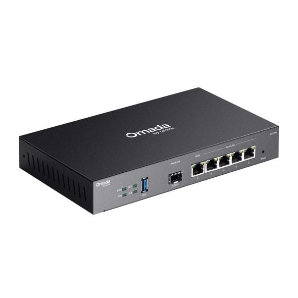 TP-Link ER7206 Gateway Router (1 Gigabit SFP WAN, 1 Gigabit RJ45 WAN, 2 Gigabit RJ45 WAN/LAN, 2 Gigabit LAN, 100 IPsec VPN Tüneli, Omada SDN)