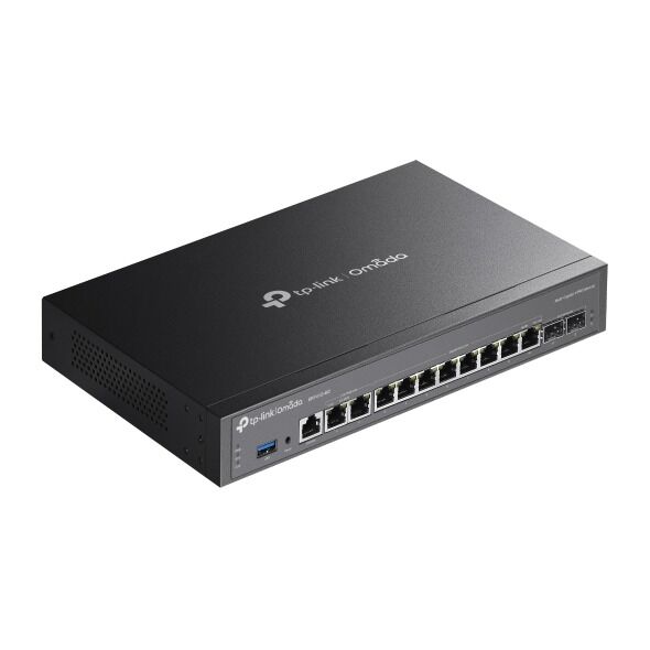 TP-Link ER7412-M2 Omada Multi-Gigabit VPN Gateway Router (2× 2.5G WAN/LAN, 10× Gigabit WAN/LAN, VPN, Omada SDN)