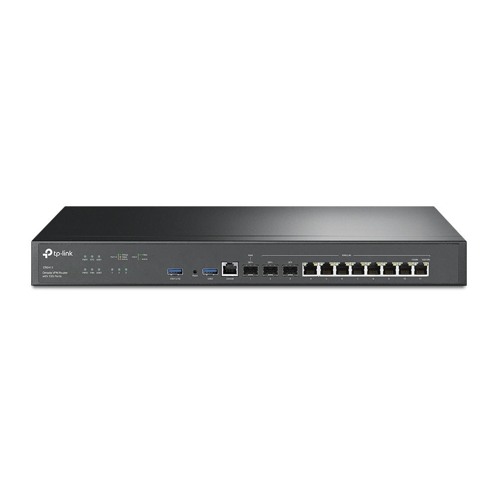 TP-Link ER8411 Omada VPN Router (10G WAN/LAN, VPN, Firewall, Omada SDN Yönetimi)