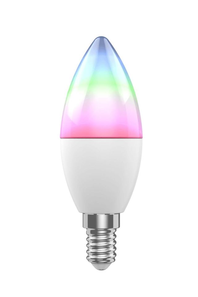WOOX R9075 E14 5W Wi-Fi Akıllı LED Ampul RGB ve CCT