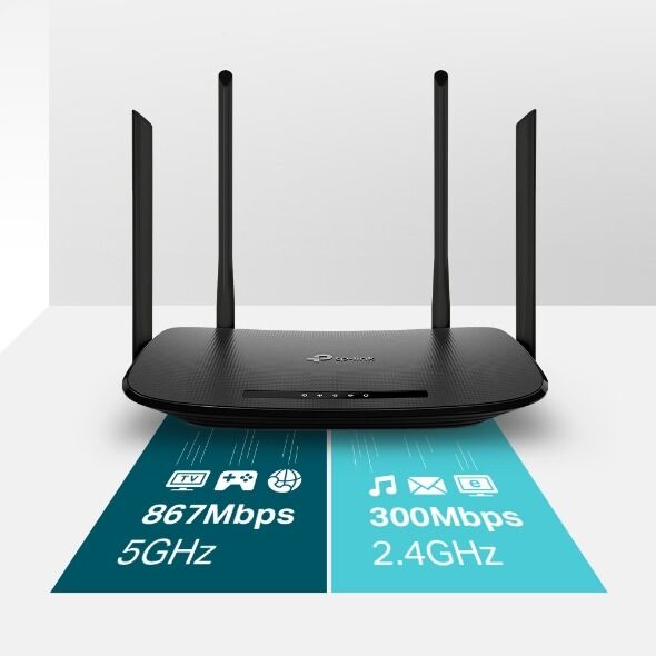 TP-Link Archer VR300 AC1200 VDSL/ADSL Modem Router (AC1200, 4× 5dBi Anten, IPSec VPN)